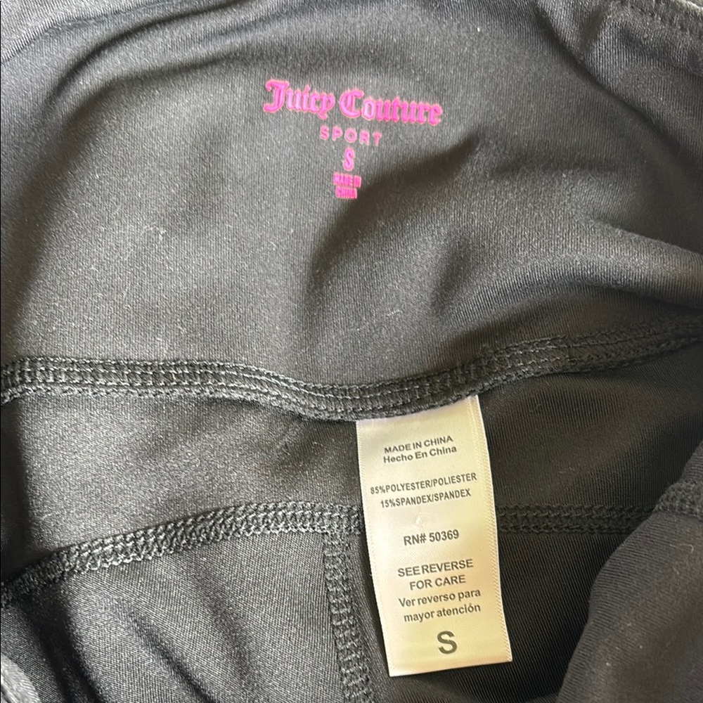 🌸Juicy Couture Black Streamlined Leggings - Picture 4 of 4